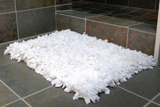 Hazte una alfombra para el baño - Tutéate