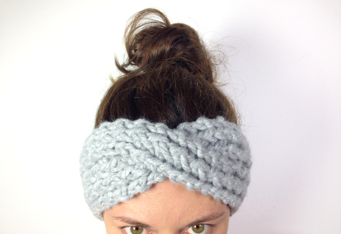 Tutorial DIY: Cómo tejer cinta turbante headband con