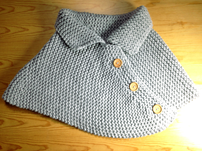 DIY: tejer una capa poncho en circular