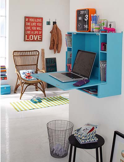 mueble escritorio, mesa de trabajo, para pequeños espacios