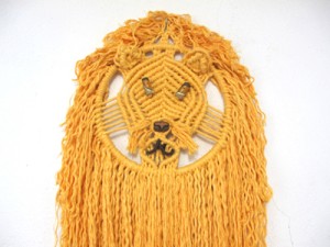 Tutorial DIY como hacer león de macramé con nudos cuerdas